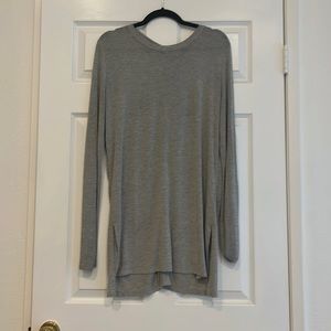 Long Grey Athleta Tunic